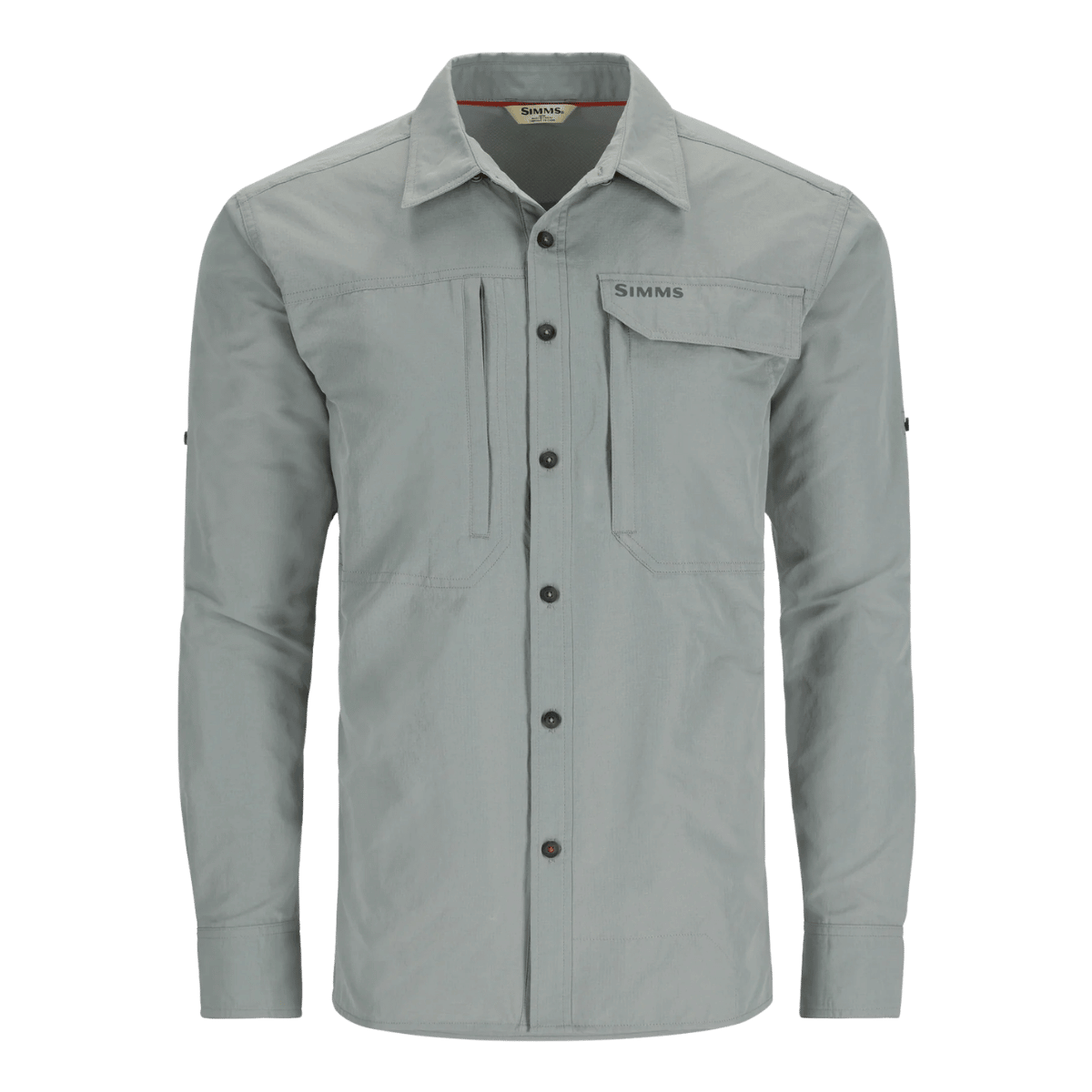 SIMMS JOE'S GUIDE FISHING SHIRT W/ UPF 50+ - CINDER_MAIN IMAGE