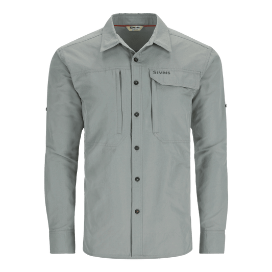 SIMMS JOE'S GUIDE FISHING SHIRT W/ UPF 50+ - CINDER_MAIN IMAGE