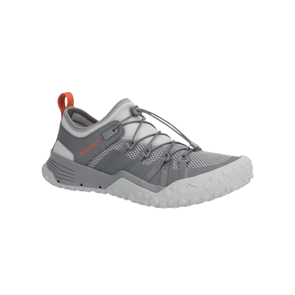SIMMS PURSUIT SHOE - STEEL - FRONT VIEW