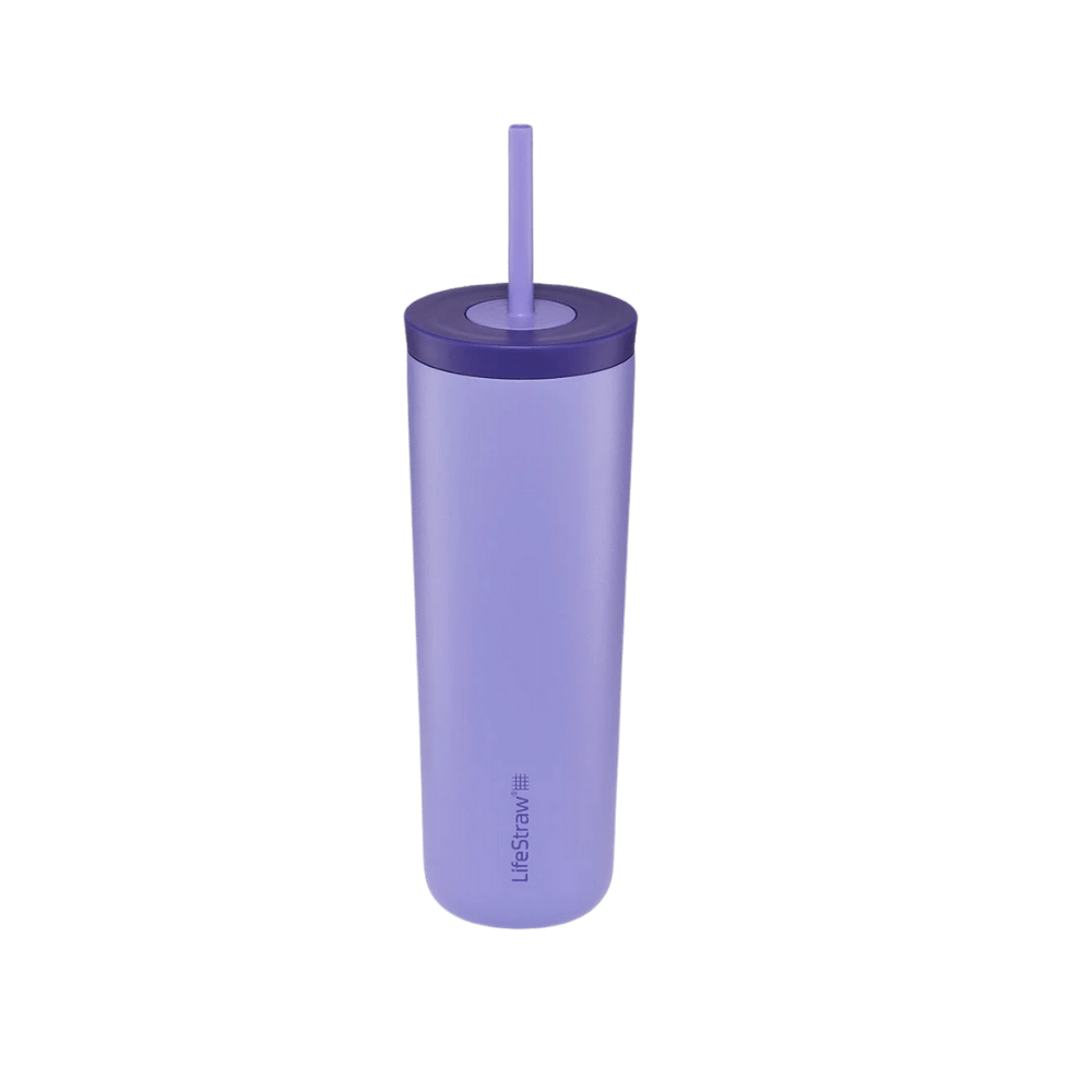 SIP STRAW FILTER W/CASE-THISTLE PURPLE