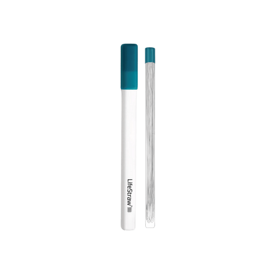 SIP STRAW FILTER W/CASE- Midnight Blue