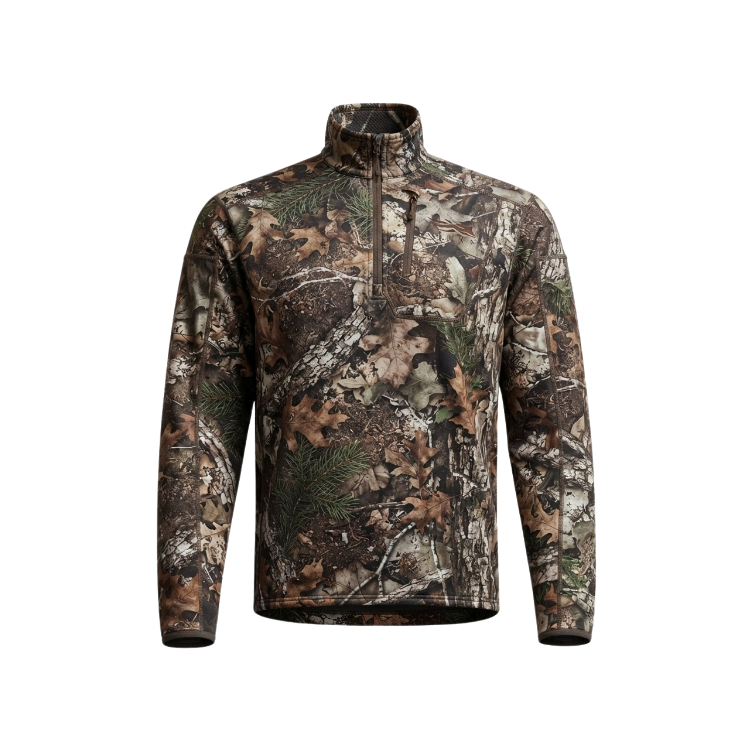 SITKA ALPHA FLEECE 1/4 ZIP P/O TIMBER