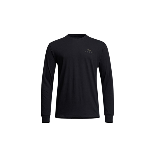 SITKA ANTLER EVO L/S TEE SITKA BLACK