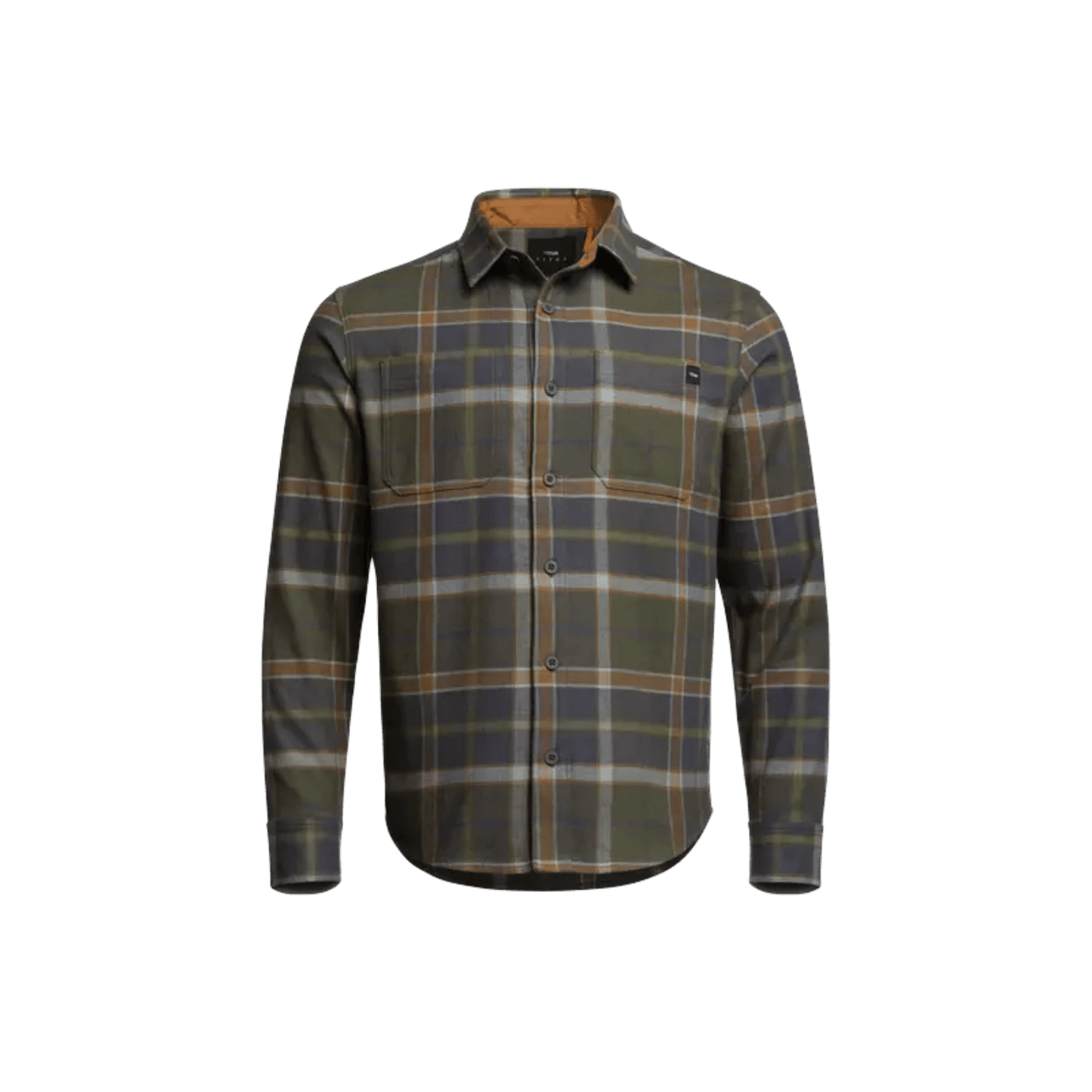 SITKA ASHLAND LW FLANNEL SHIRT COYOTE CYPRESS PLAID