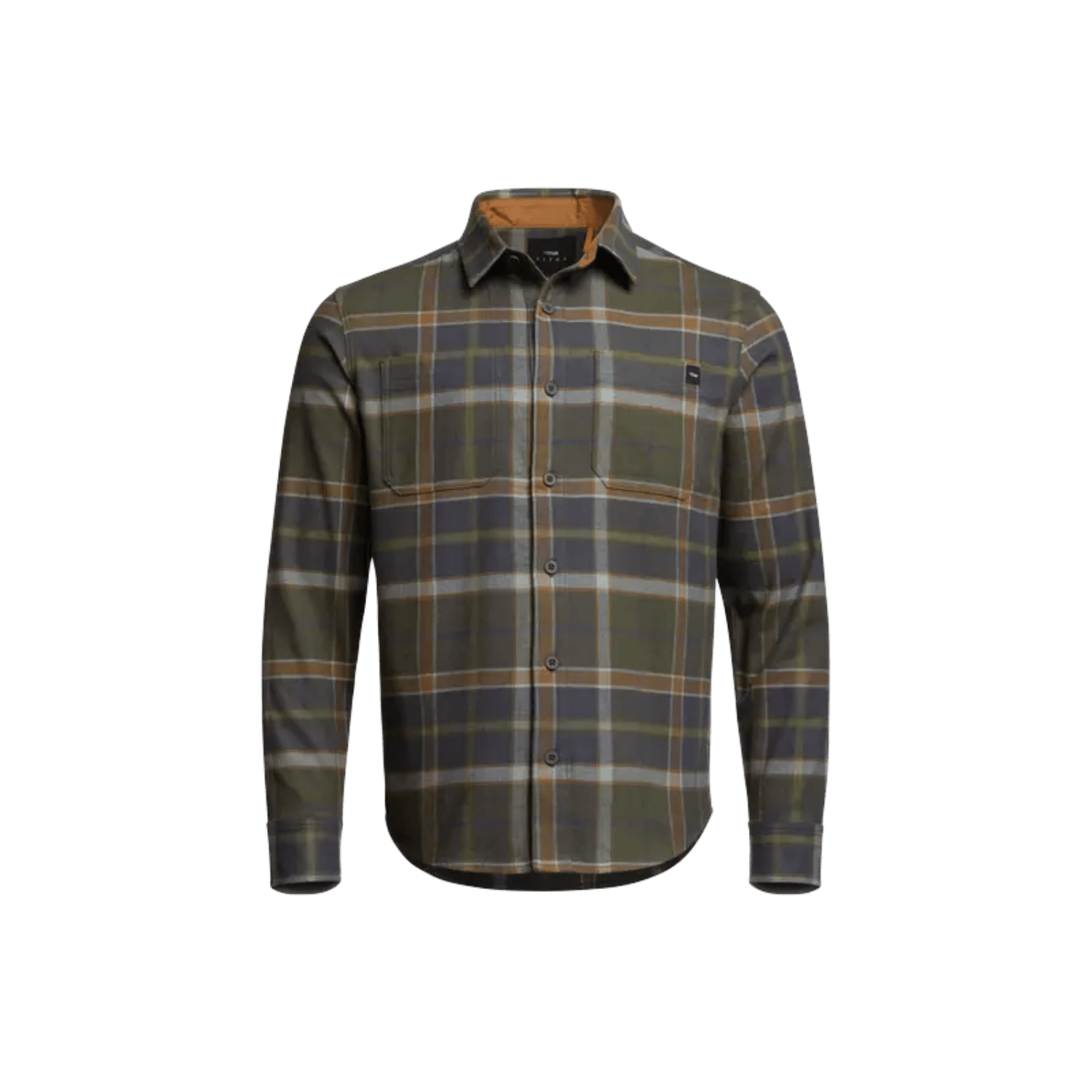 SITKA ASHLAND LW FLANNEL SHIRT COYOTE CYPRESS PLAID