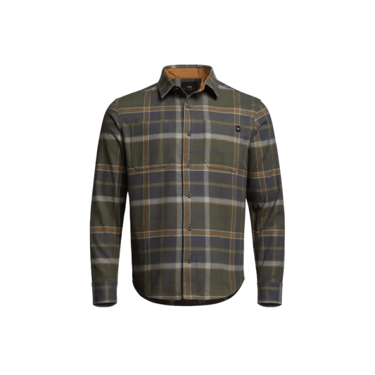 SITKA ASHLAND LW FLANNEL SHIRT COYOTE CYPRESS PLAID