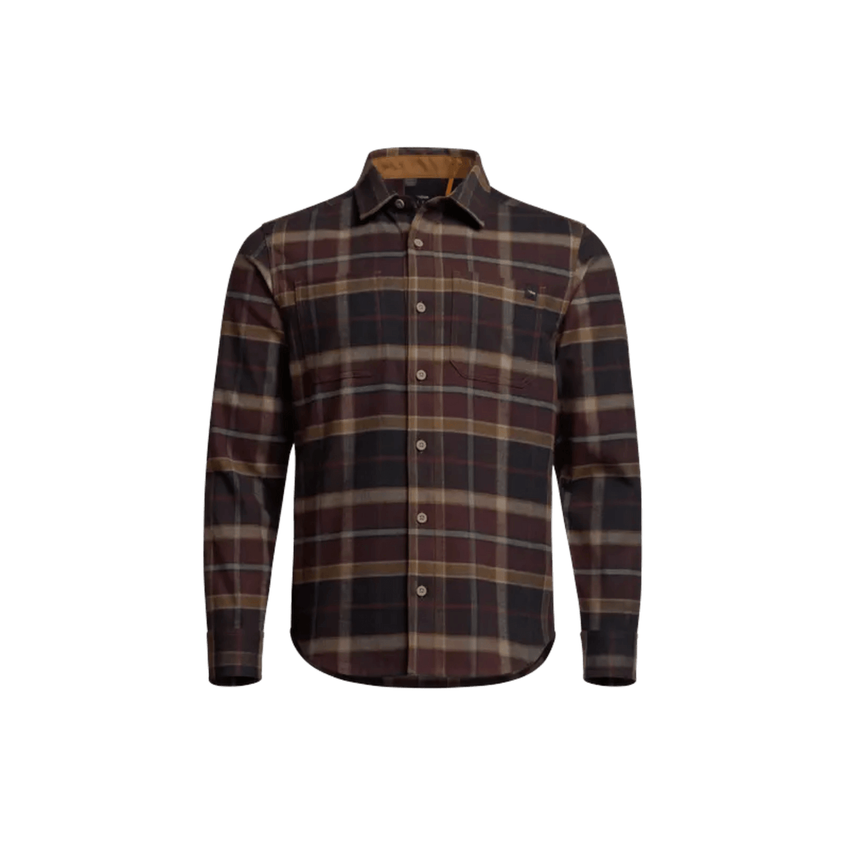 SITKA ASHLAND LW FLANNEL SHIRT METAL CHERRY PLAID