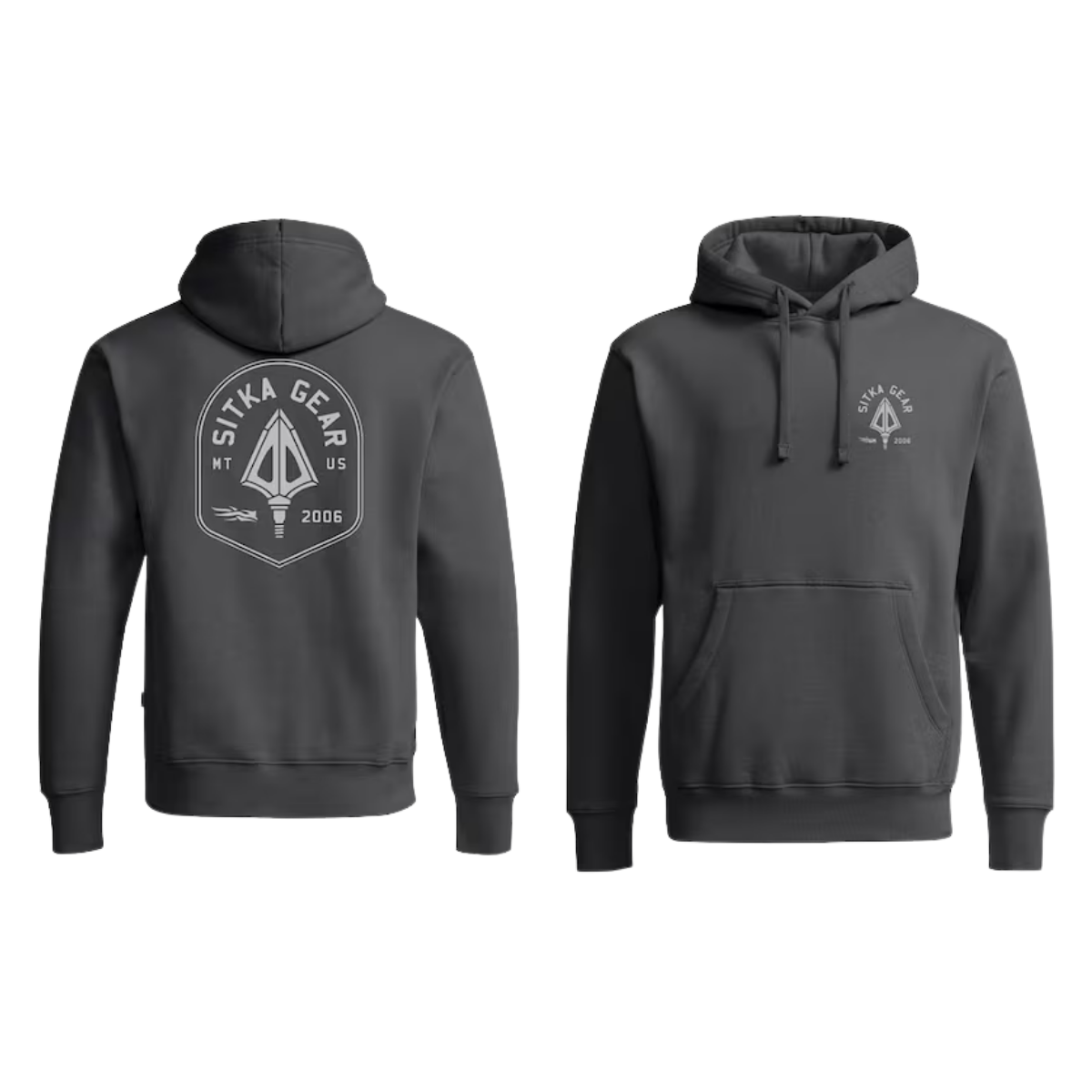 SITKA BROADHEAD CREST P/O HOODIE IRON GREY