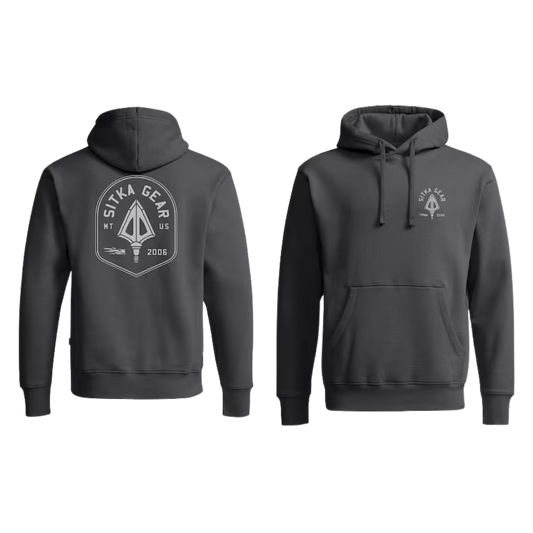 SITKA BROADHEAD CREST P/O HOODIE IRON GREY
