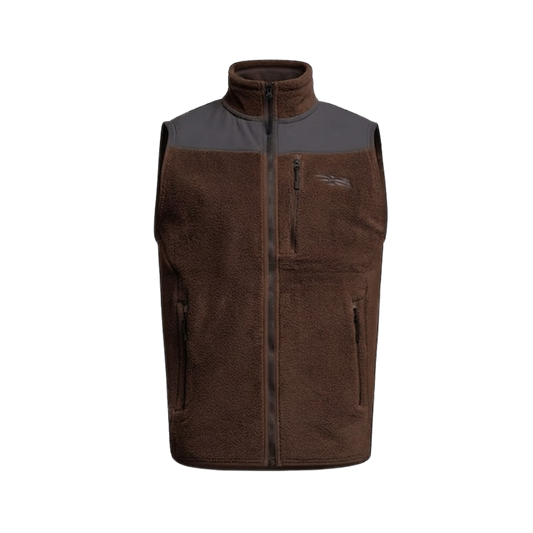 SITKA CAMINO FLEECE VEST SEQUOIA BROWN