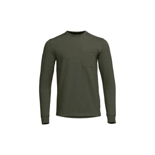 SITKA FOOTHILLS LS CREW CYPRESS GREEN