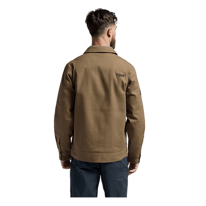 SITKA GRINDSTONE CHORE COAT COYOTE BACK VIEW