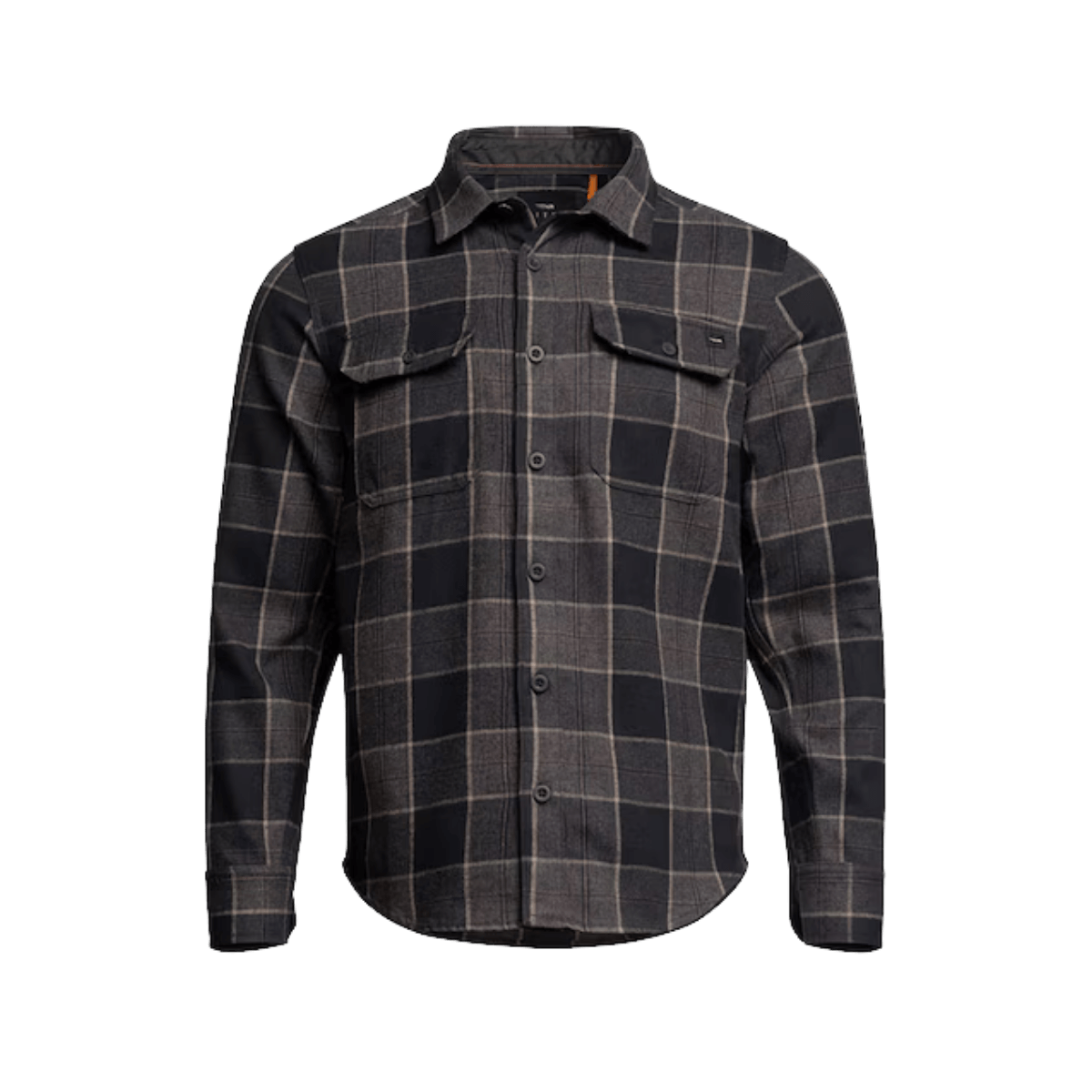 SITKA HARDWOOD HW FLANNEL SHIRT IRON GRAY FALL PLAID