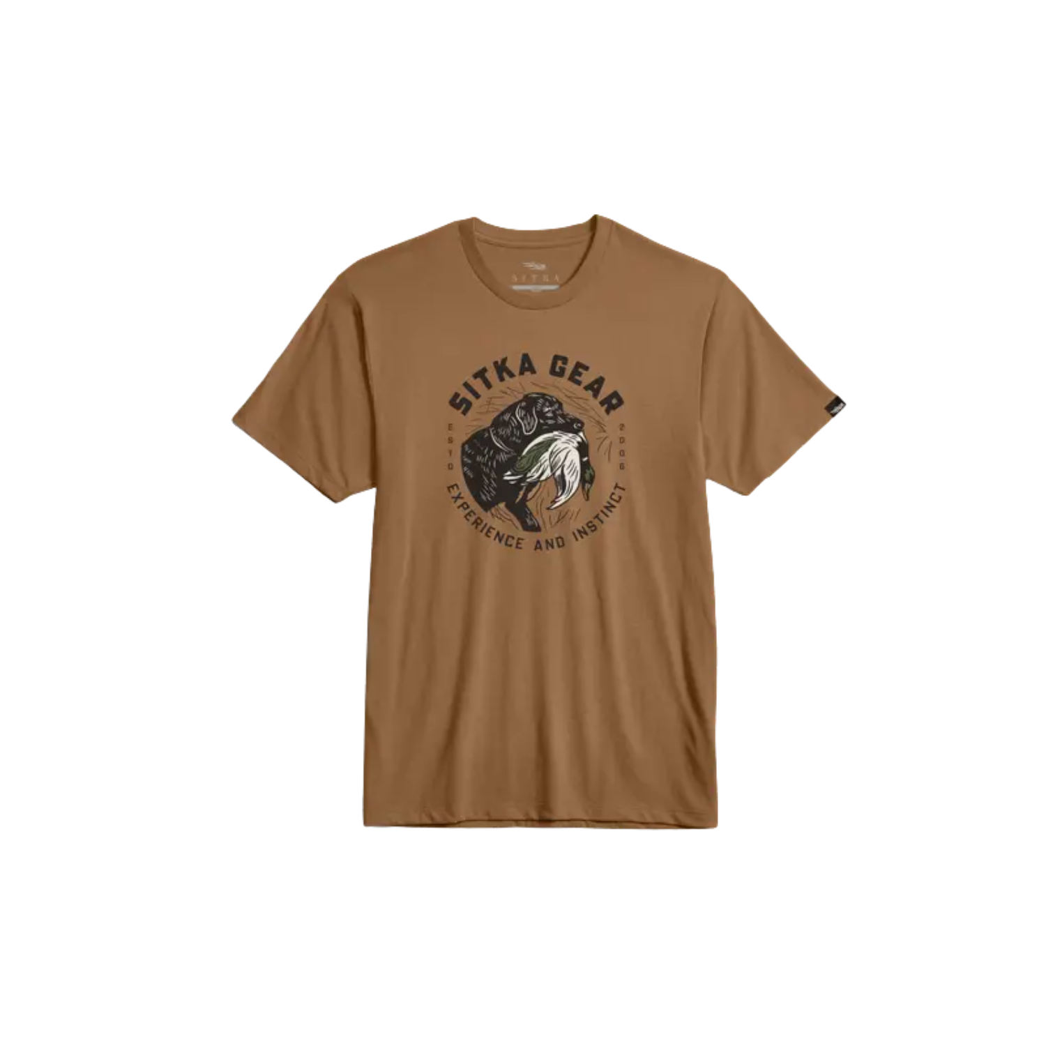 STIKA INSTINCT TEE SEQOUIA BROWN