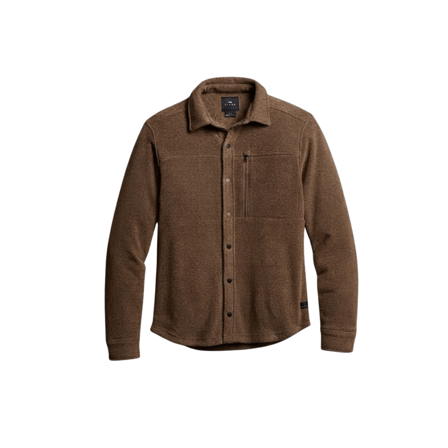 SITKA SNOWCREST LS SHIRT SEQUOIA BROWN HEATHER