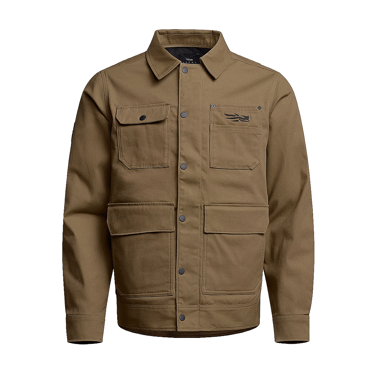 SITKA GRINDSTONE CHORE COAT - COYOTE - FRONT VIEW