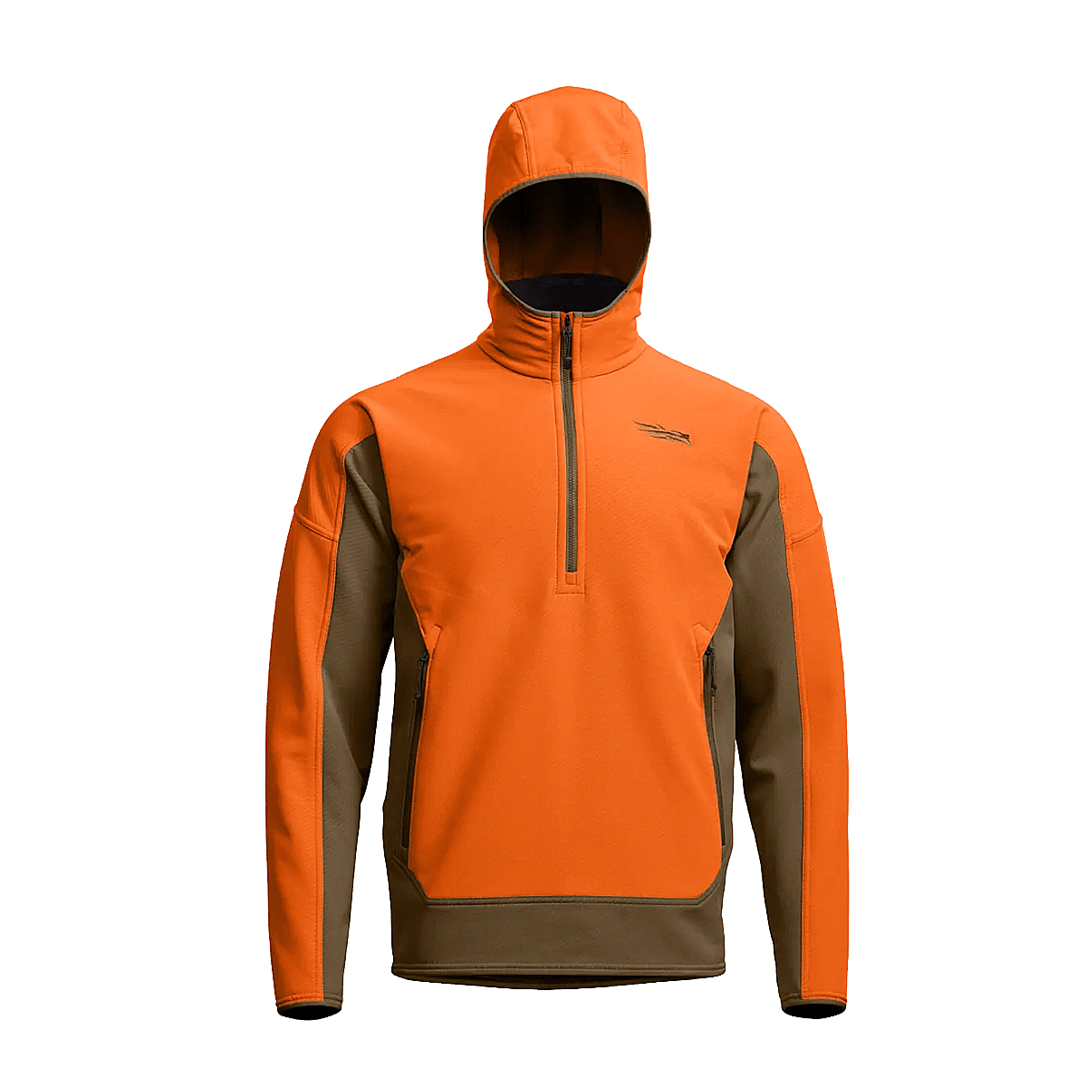 SITKA ALPHA FLEECE HOODIE - BLAZE ORANGE COYOTE