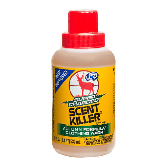 WILDLIFE RESEARCH SCENT KILLER AUTUMN WOODS AND FIELDS LIQUID CLOTHING WASH – 18 OZ