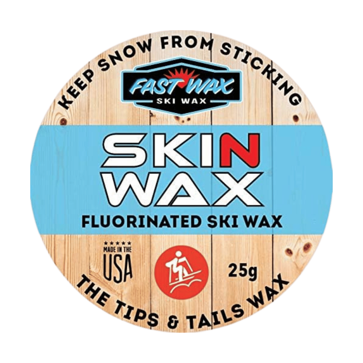 FAST WAX SKI SKIN WAX 25G - FRONT/ PACKAGING VIEW