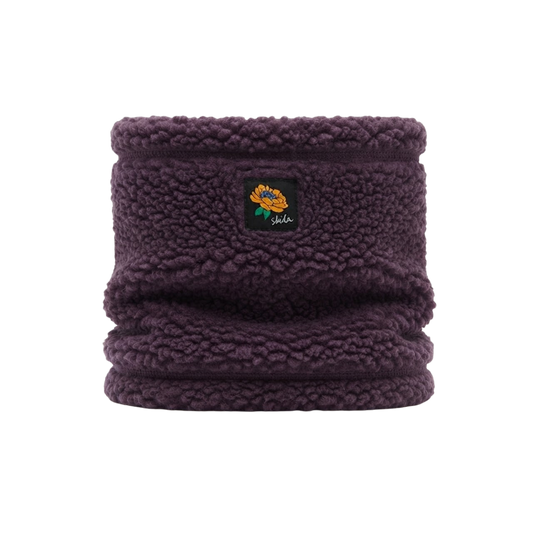 SKIDA HIGH PILE FLEECE NECKWARMER SUGARPLUM