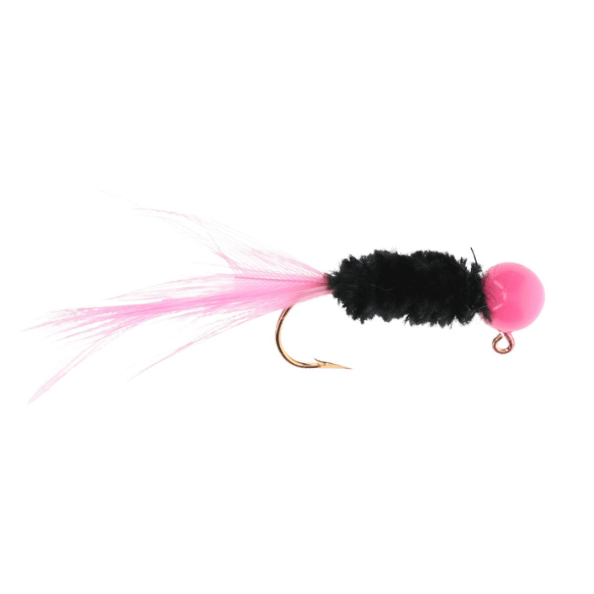 STRIKE KING SLAB DADDY LIVE HAIR JIG 1/16 OZ - PINK TUXEDO
