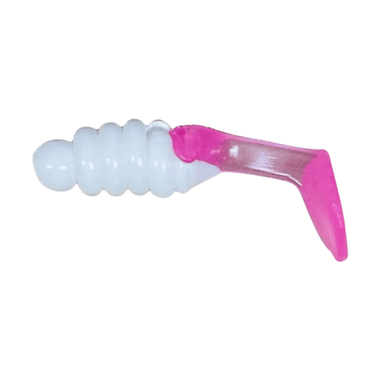 CHARLIE BREWERS SLIDER GRUB 15PK - 1IN - WHITE/GLOW
