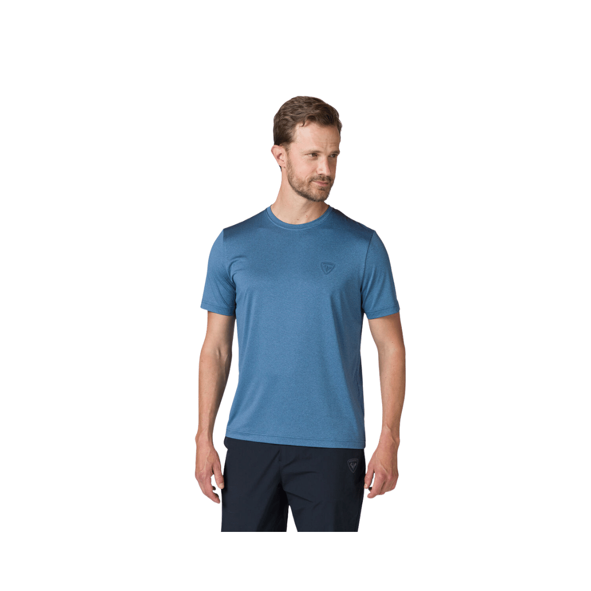ROSSIGNOL MEN'S SLUB TEE S/S BLUE YONDER