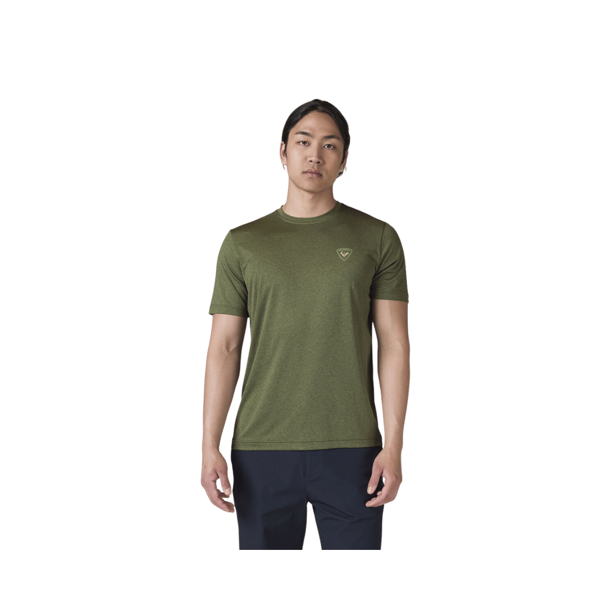 ROSSIGNOL MEN'S SLUB TEE S/S DARK PICKLE