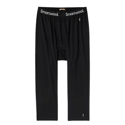 SMARTWOOL MEN'S MERINO 150 BASE LAYER 3/4 BOTTOM ALL SEASON - BLACK - MAIN IMAGE