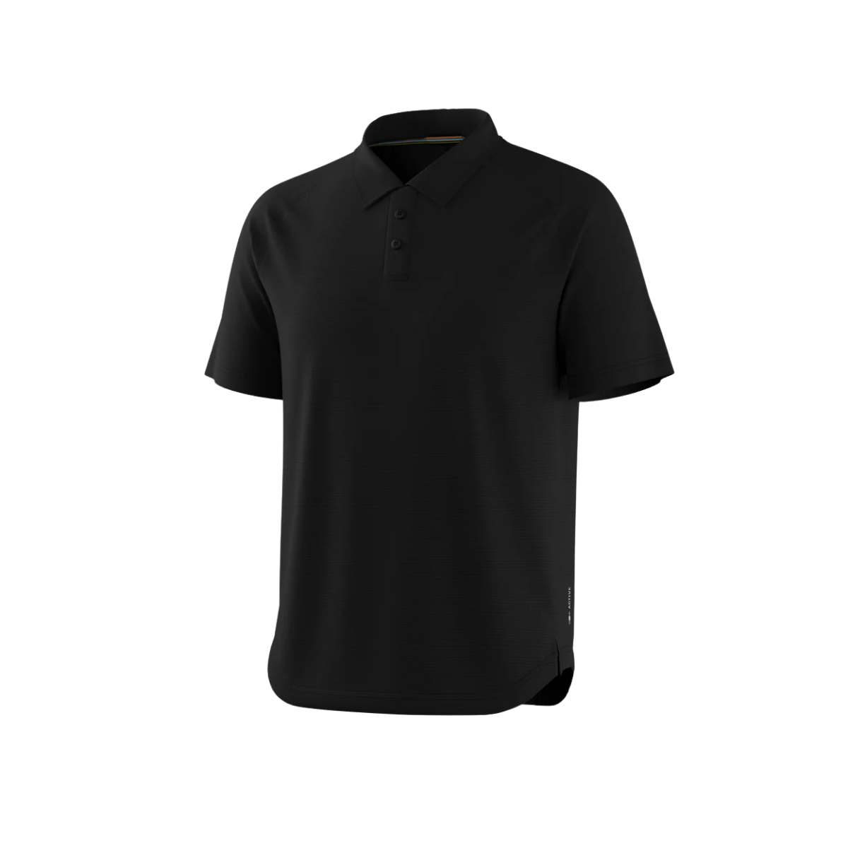 SMARTWOOL ACTIVE MESH POLO BLACK