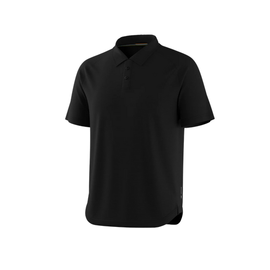 SMARTWOOL ACTIVE MESH POLO BLACK