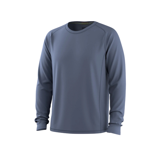 SMARTWOOL ACTIVE ULTRALITE LONG SLEEVE NIGHTFALL BLUE