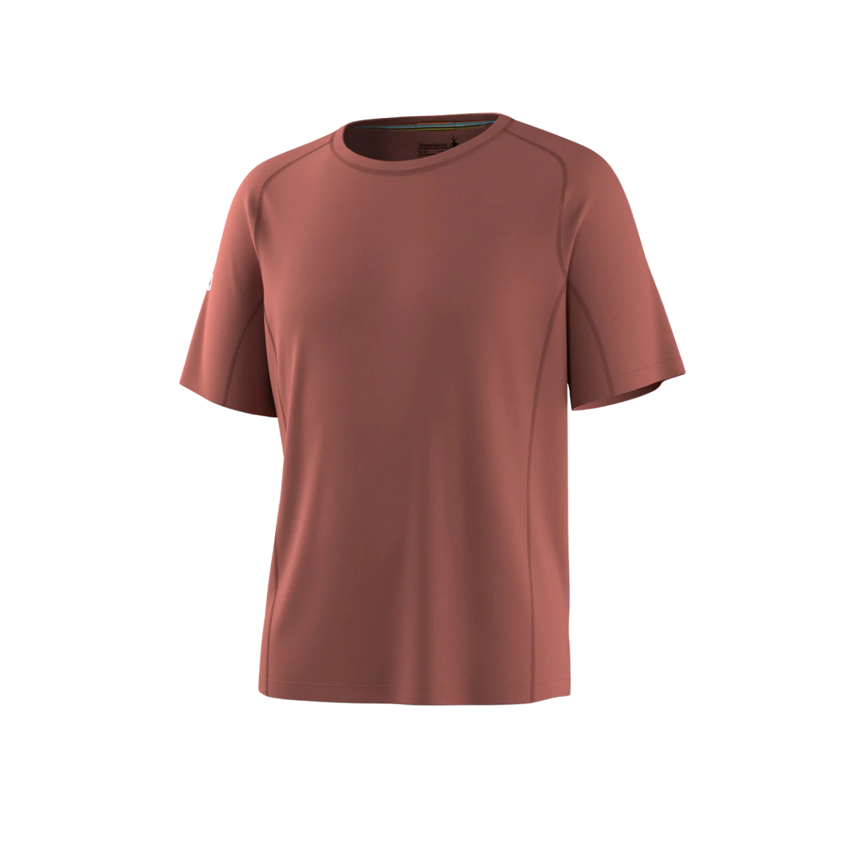SMARTWOOL ACTIVE ULTRALITE SHORT SLEEVE BURNT SIENNA
