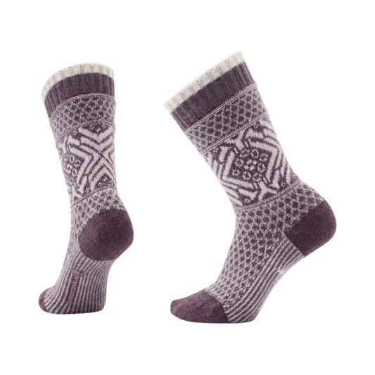 SMARTWOOL EVERYDAY POPCORN SNOWFLAKE PURPLE DAWN
