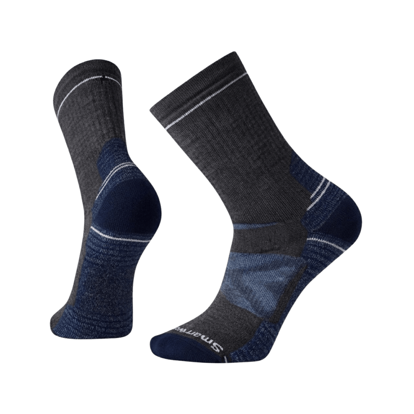 SMARTWOOL HIKE CUSHION CREW SOCKS DEEP NAVY NF BLUE