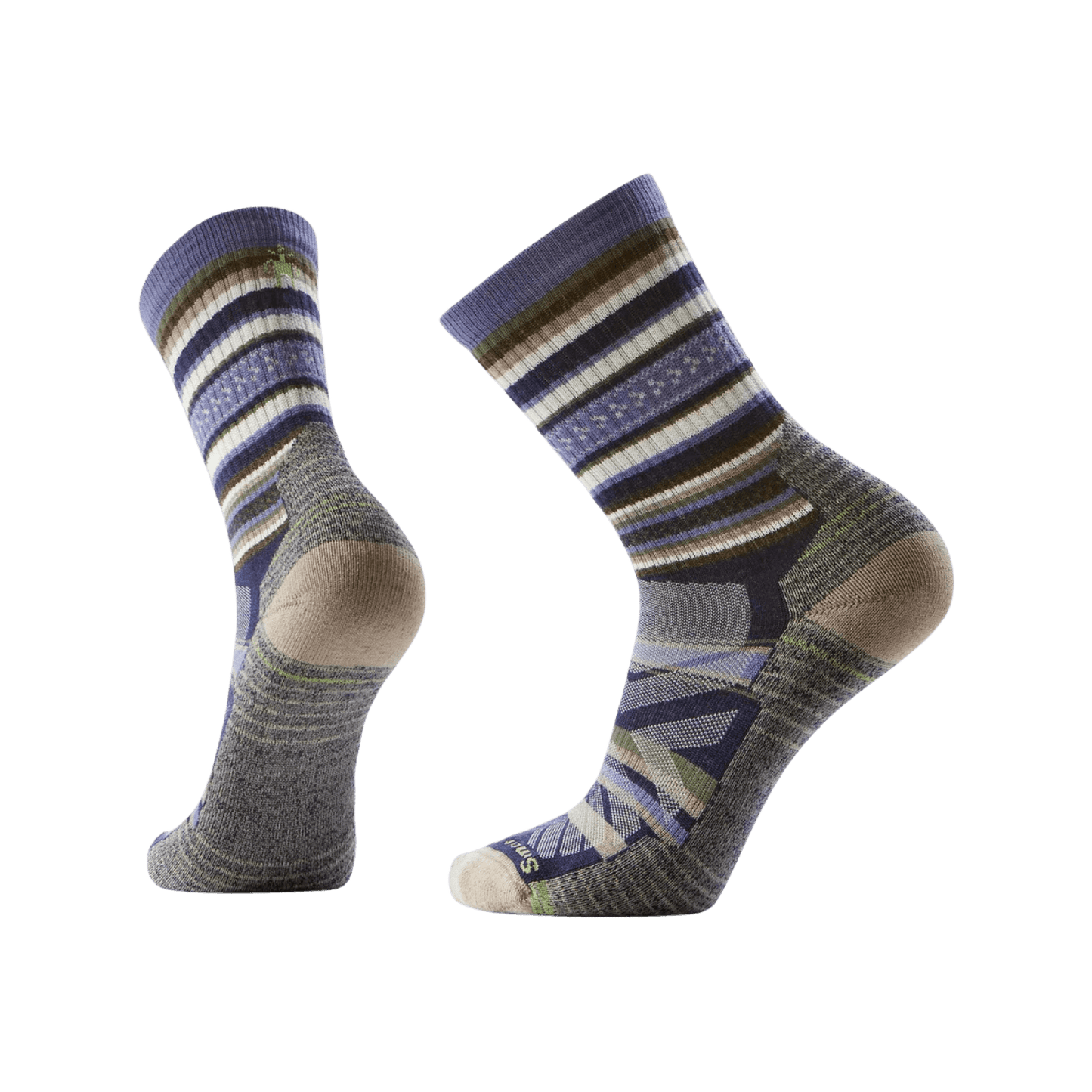 SMARTWOOL HIKE LGHT CUSH PNRMA CREW SOCK NIGHTFALL BLUE