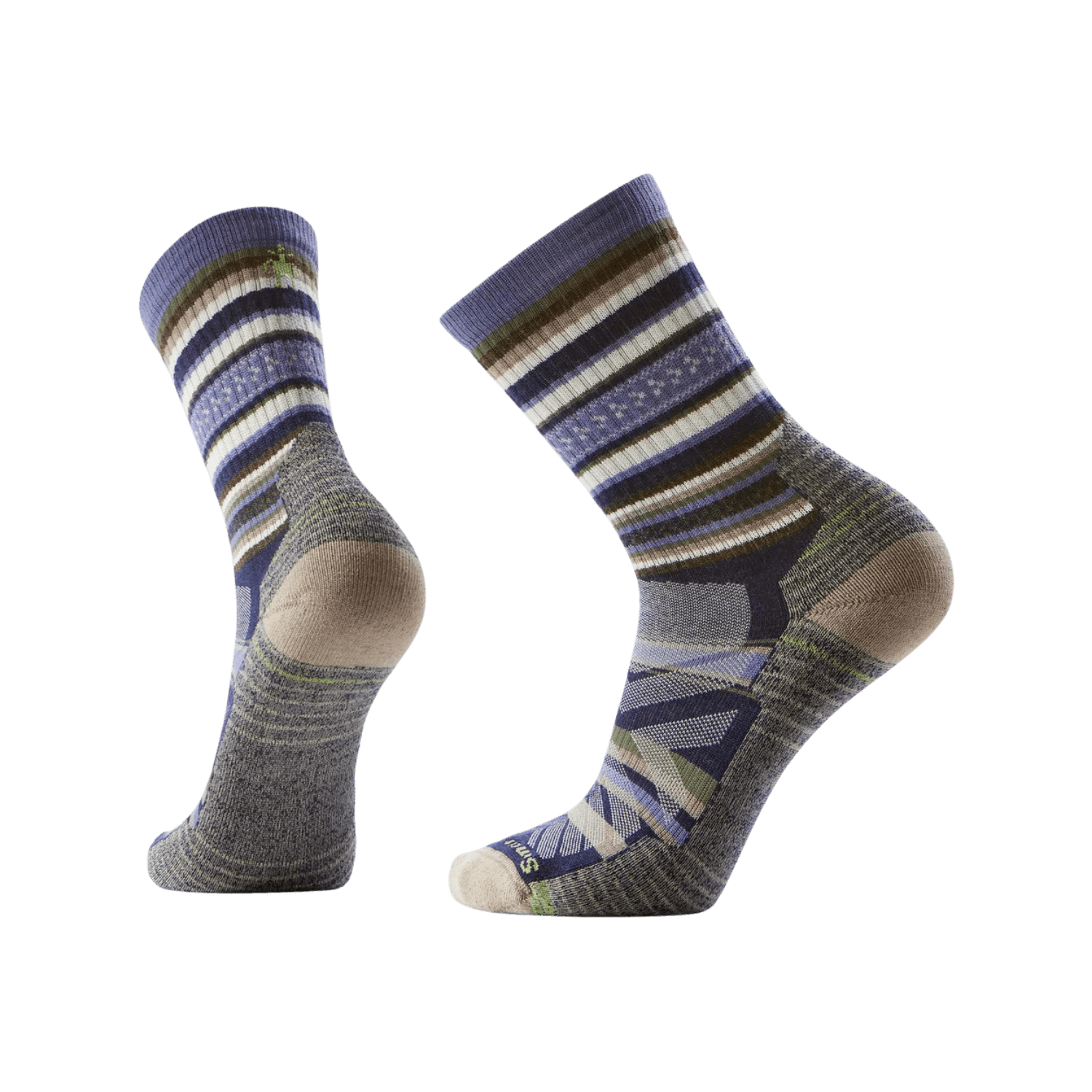 SMARTWOOL HIKE LGHT CUSH PNRMA CREW SOCK NIGHTFALL BLUE