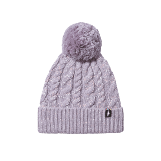 SMARTWOOL ISTO RETRO BEANIE LAVENDER SKY HEATHER