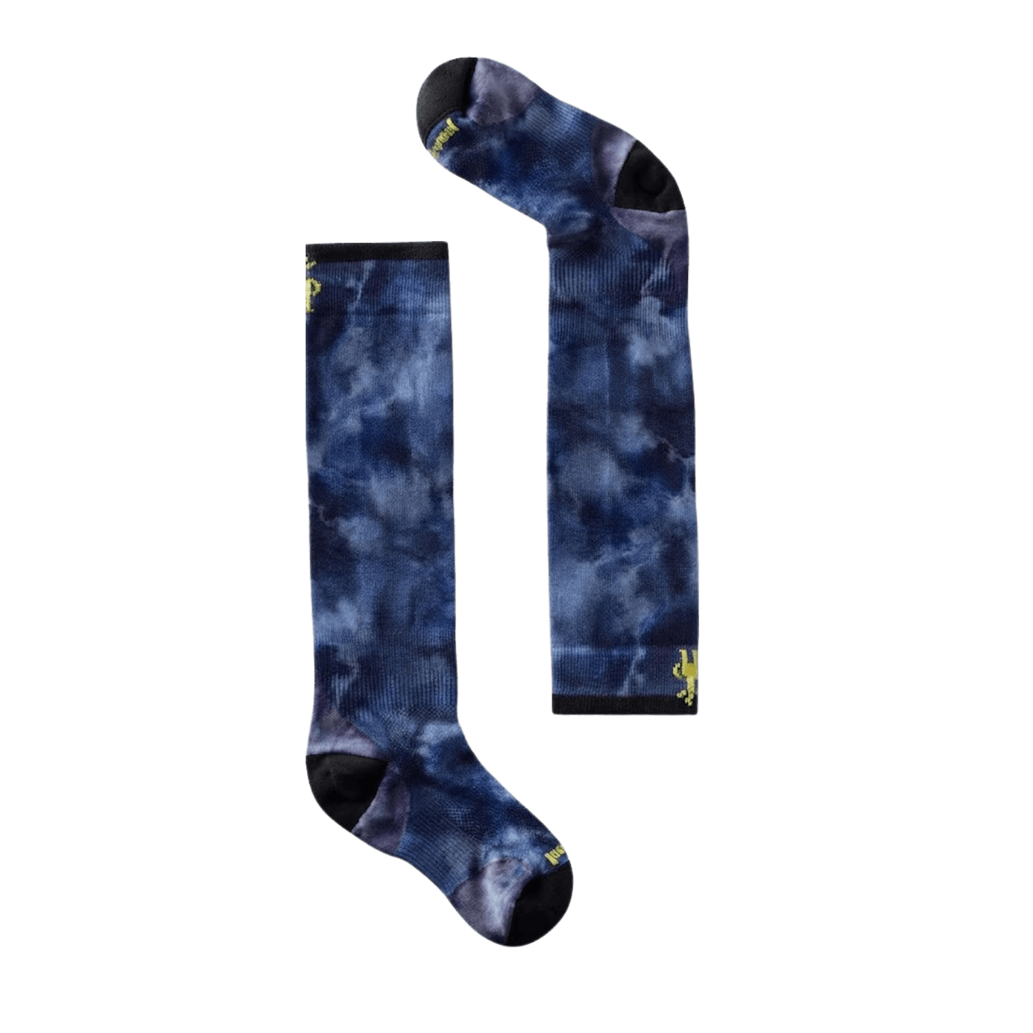 SMARTWOOL JR SKI ZERO CUSH PRNT OTC SOCK NIGHTFALL BLUE
