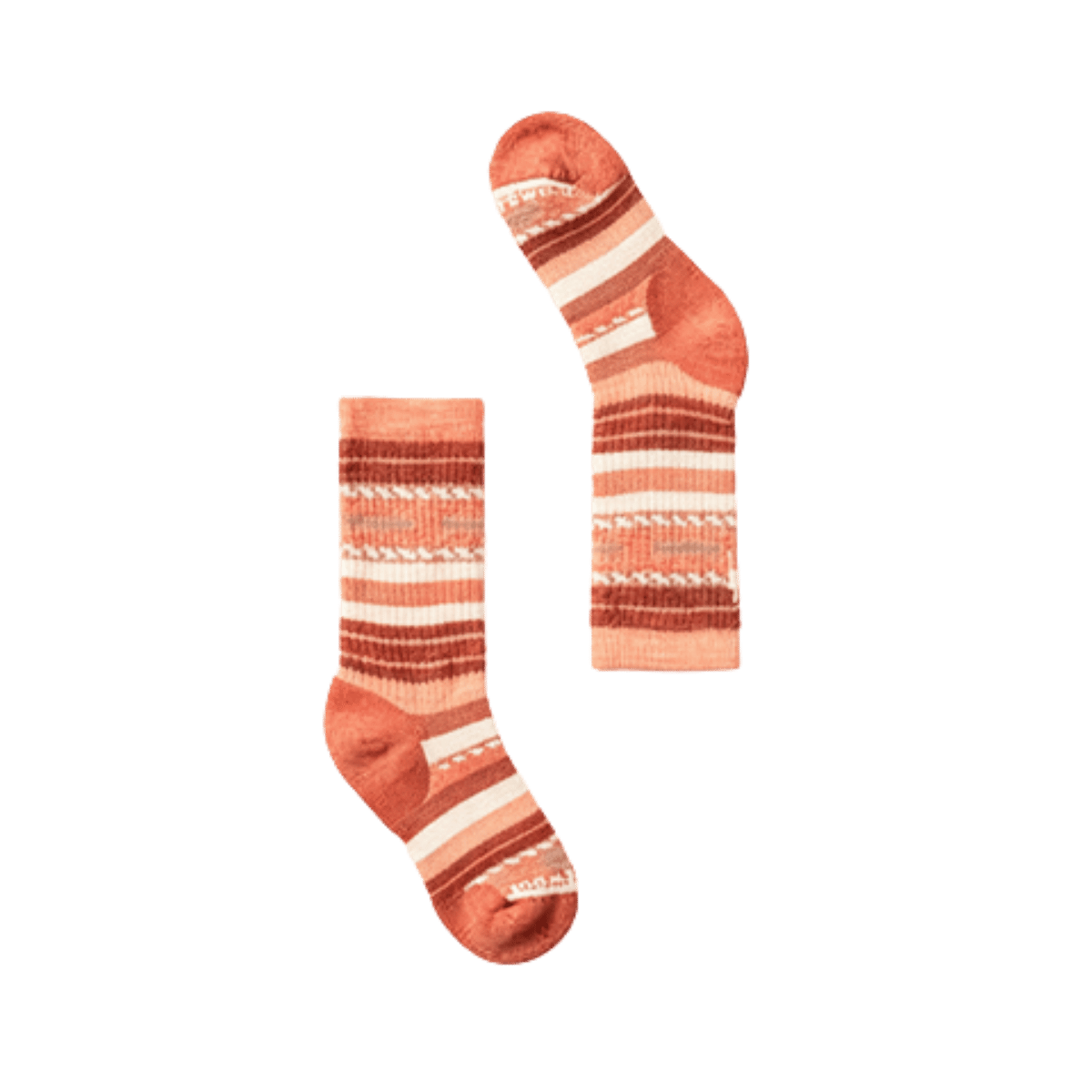 SMARTWOOL K HIKE FC MARGARITA CREW WILD SALMON