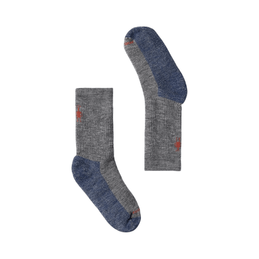 SMARTWOOL K HIKE FULL CUSH CREW SOCK MED GRAY