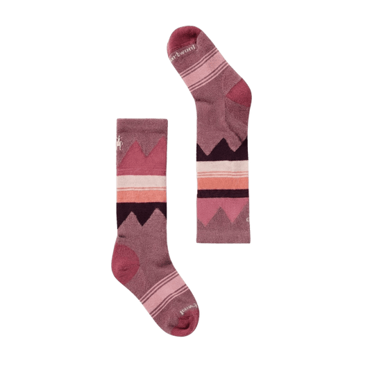 SMARTWOOL K SKI LGHT CUSH OTC SOCK GARDEN PINK