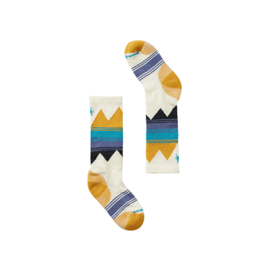 SMARTWOOL KIDS SKI LT CUSH OTC SOCKS NATURAL
