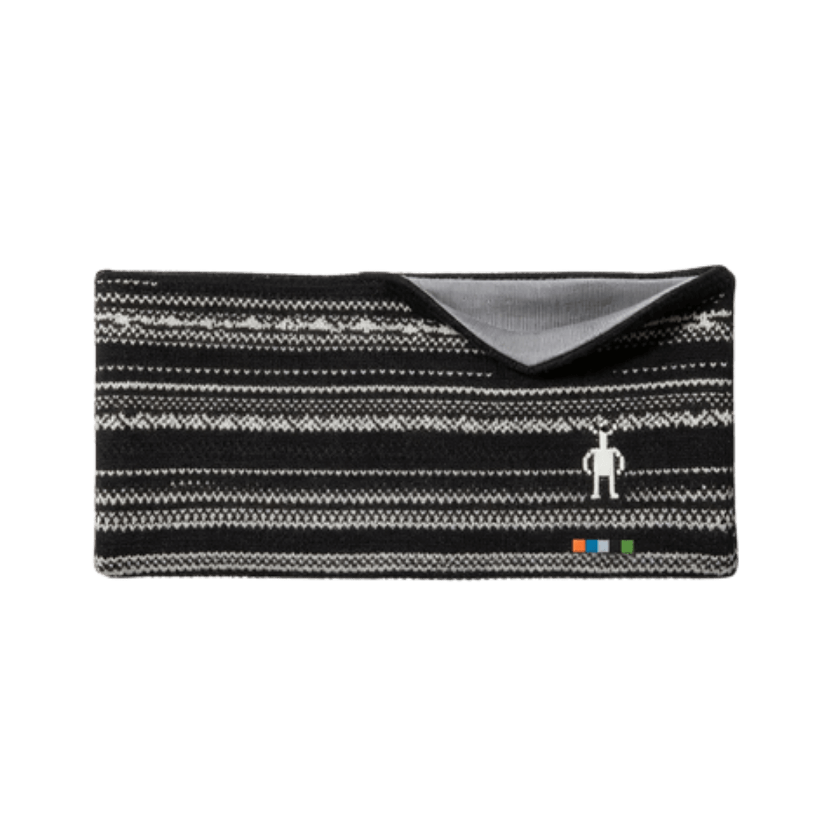 SMARTWOOL MERINO 250 RVRSBL HEADBAND BLACK FAIR ISLE FUN