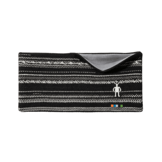 SMARTWOOL MERINO 250 RVRSBL HEADBAND BLACK FAIR ISLE FUN