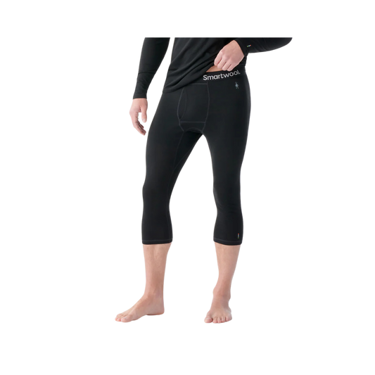 SMARTWOOL MERINO BASE LAYER 3/4 BOTTOM BLACK