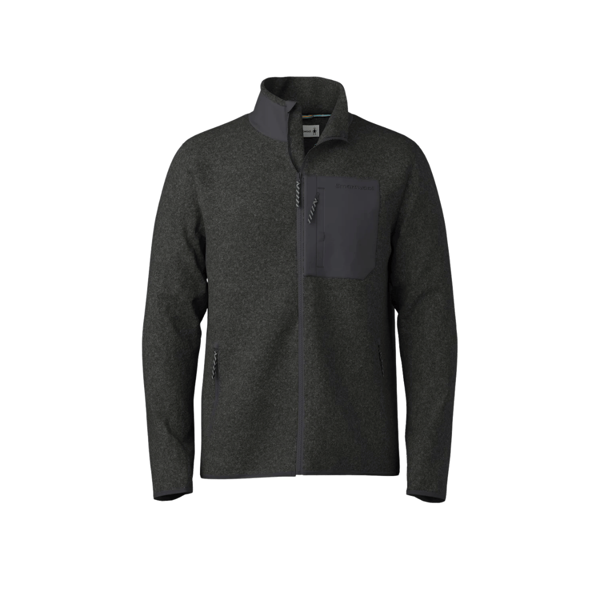 SMARTWOOL SECOND CUT FLEECE JACKET CHARCOAL