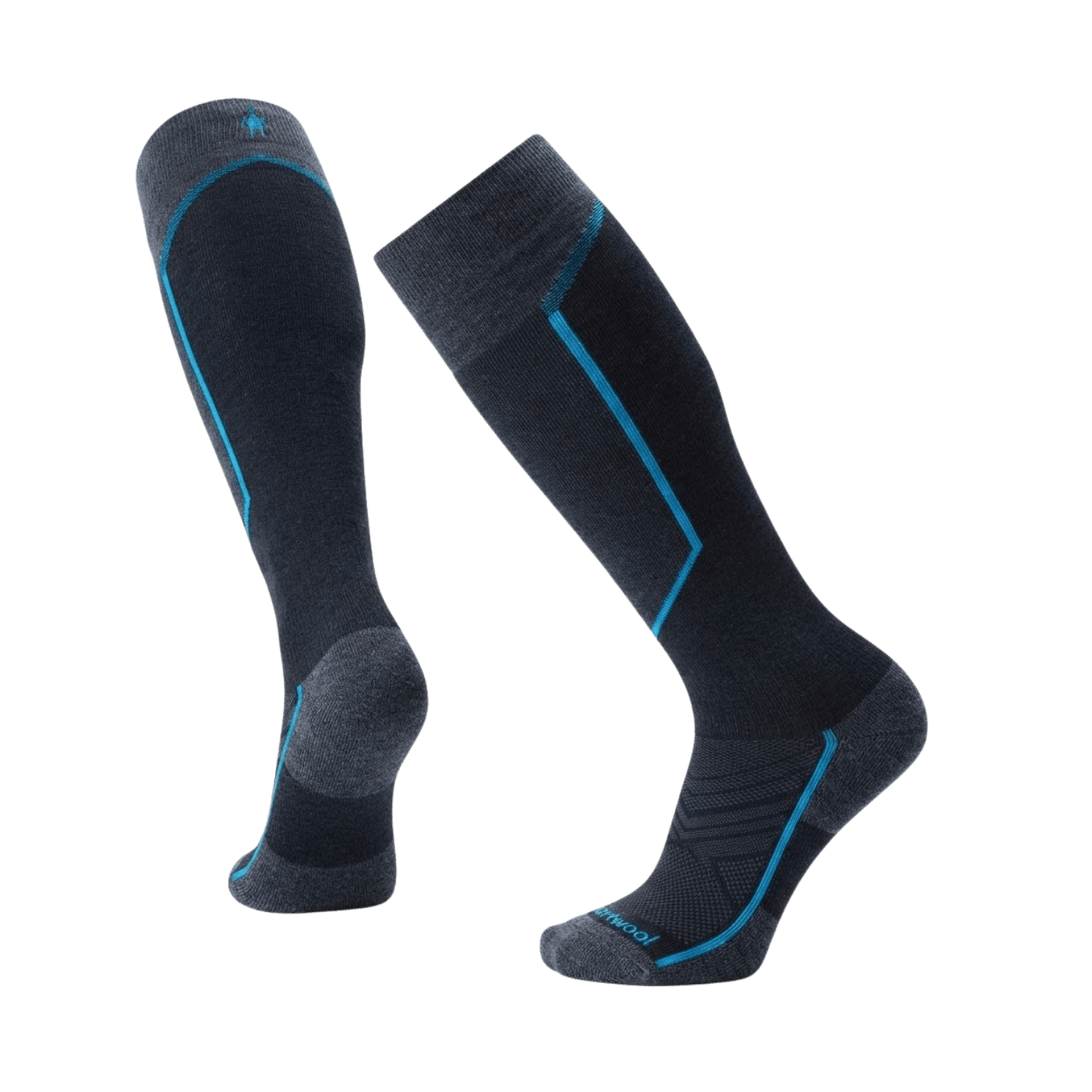 SMARTWOOL SKI TRGT CUSH XTRA STRTCH SOCK NIGHTFALL BLUE