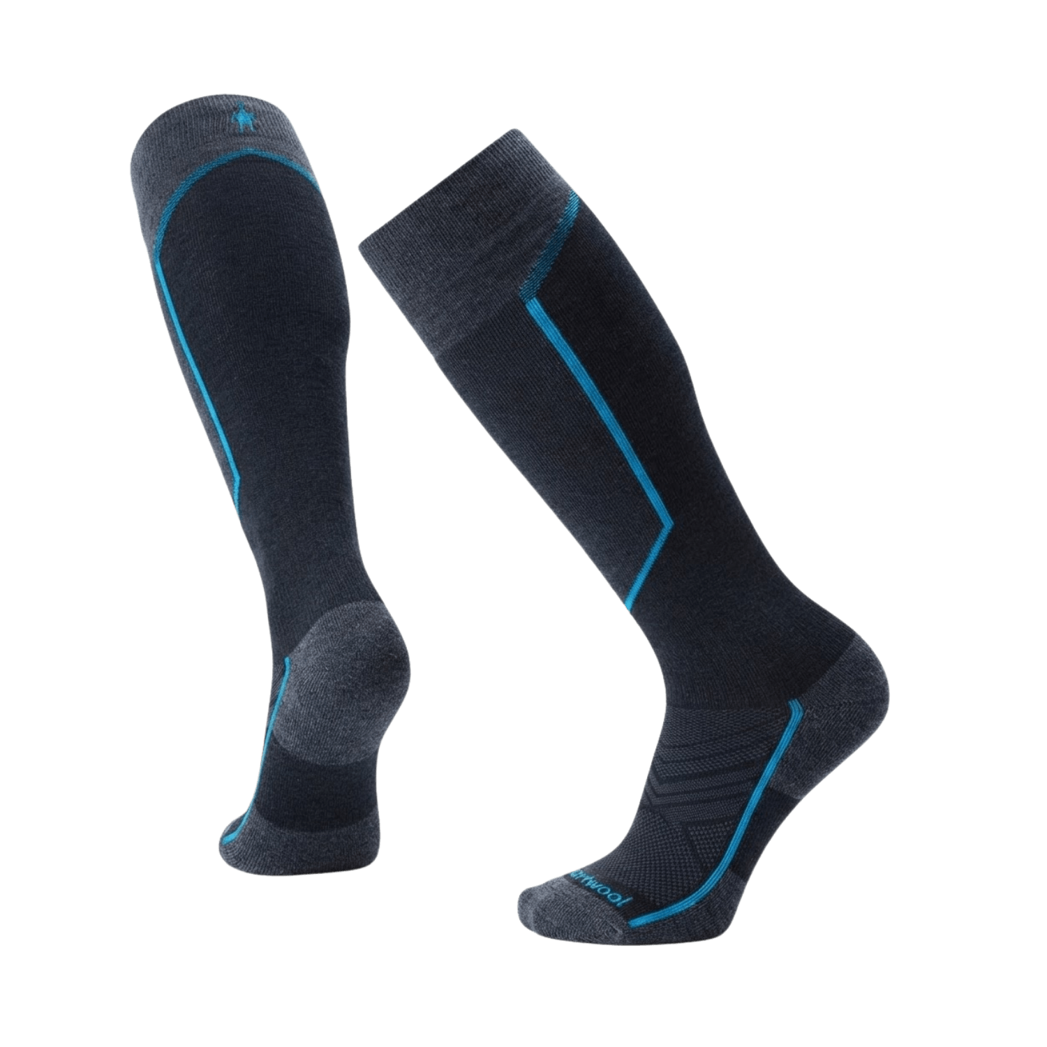 SMARTWOOL SKI TRGT CUSH XTRA STRTCH SOCK NIGHTFALL BLUE