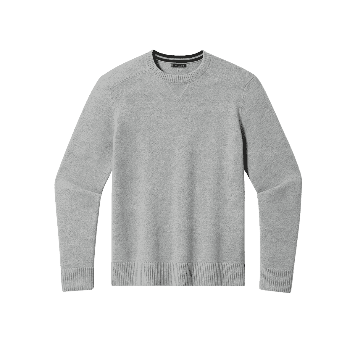 SMARTWOOL SPARWOOD CREW SWEATER MED GREY HEATHER